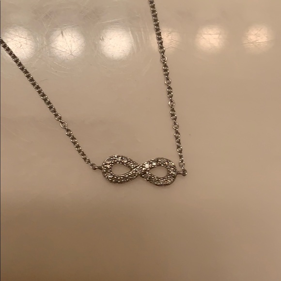 • Diamond Infinity Necklace • - Picture 5 of 6